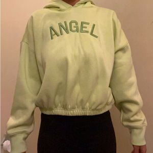 Angel printed hoodie